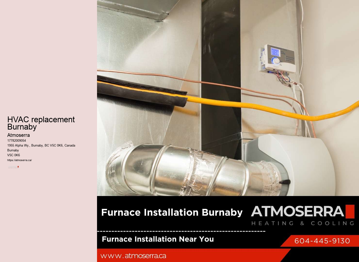 Quality HVAC system inspection Burnaby