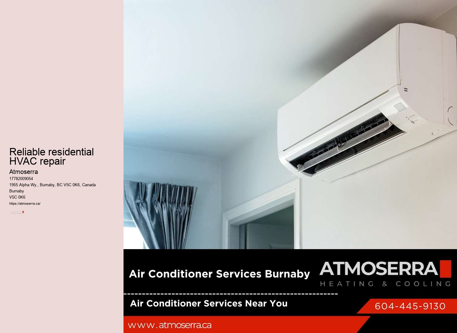 Ductless HVAC installation Burnaby