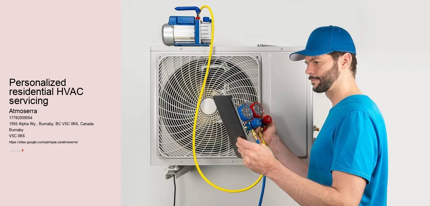 Personalized residential HVAC servicing