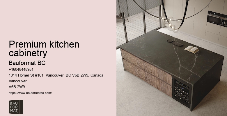 Vancouver's high-end German kitchen cabinets