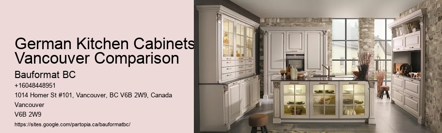 German Kitchen Cabinets Vancouver Comparison