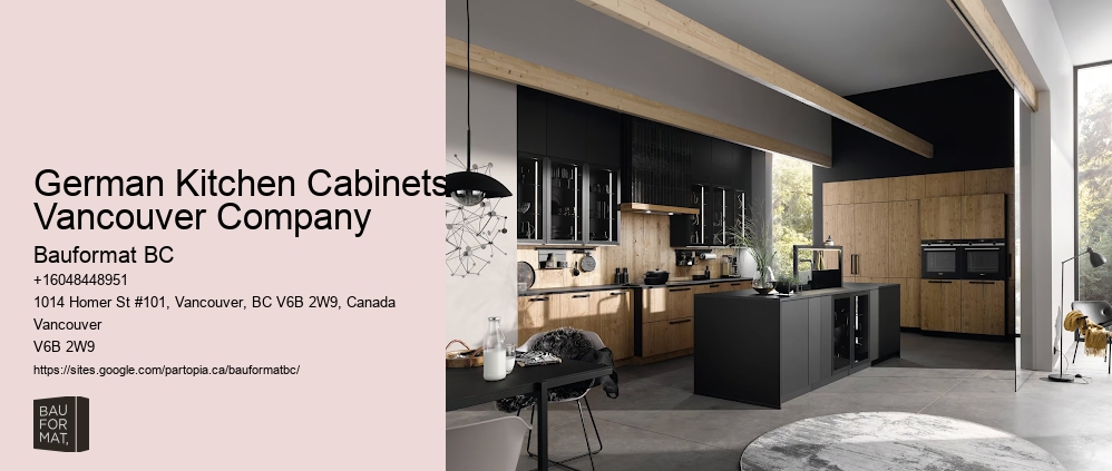 Vancouver's contemporary German kitchen cabinets