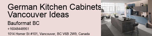 High-quality German Kitchen Cabinets Vancouver