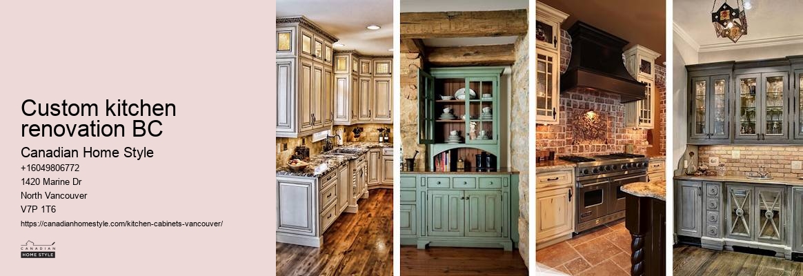 Custom kitchen renovation BC