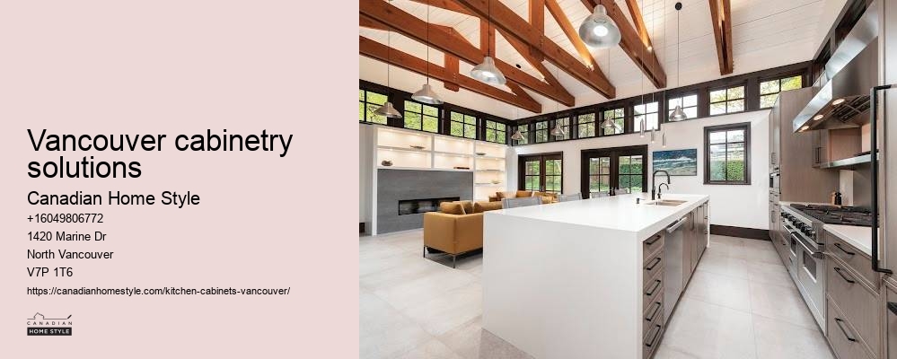 Modern kitchen design Vancouver BC