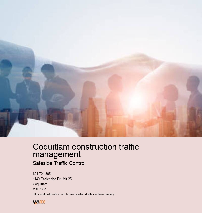 Coquitlam roadwork flagging