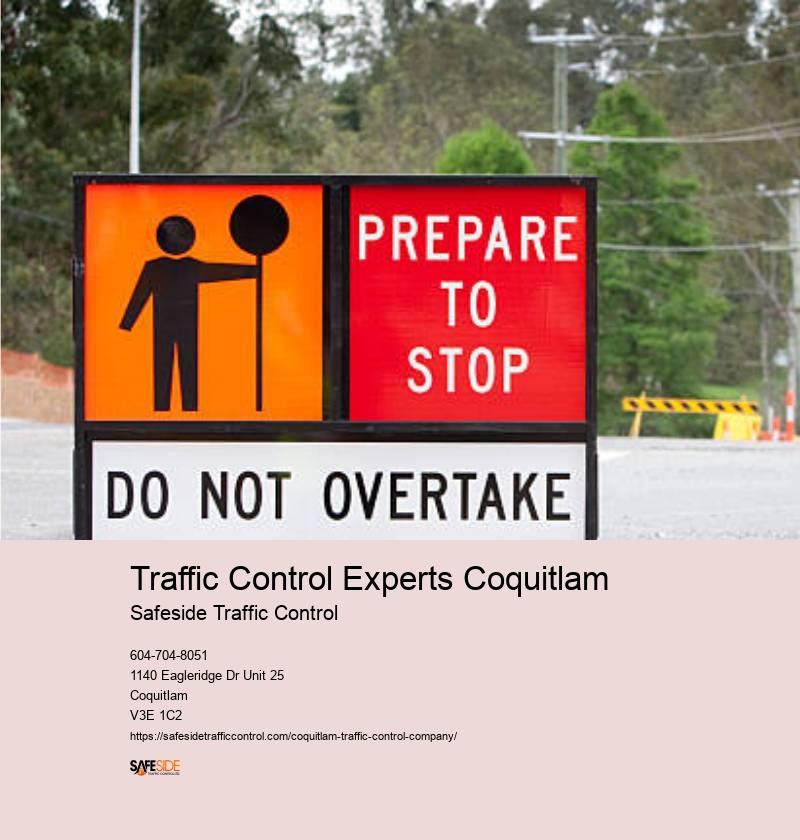 Road construction traffic control Coquitlam